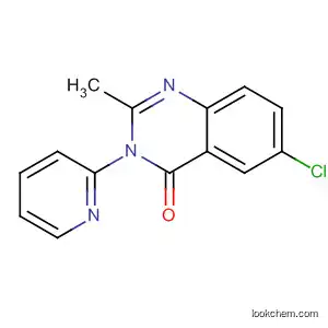 4(3H)-Quinazolinone, 6-chloro-2-methyl-3-(2-pyridinyl)-