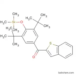 Molecular Structure of 819073-45-5 (Methanone,
benzo[b]thien-2-yl[3,5-bis(1,1-dimethylethyl)-4-[(trimethylsilyl)oxy]phenyl]
-)
