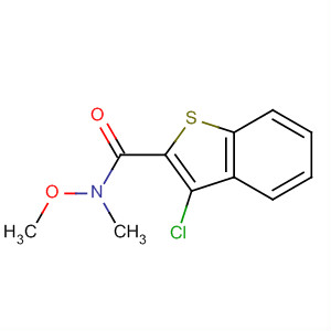 Benzo[b]thiophene-2-carboxamide, 3-chloro-N-methoxy-N-methyl-