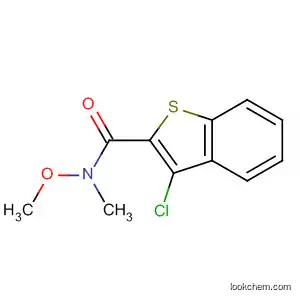 Molecular Structure of 819073-49-9 (Benzo[b]thiophene-2-carboxamide, 3-chloro-N-methoxy-N-methyl-)