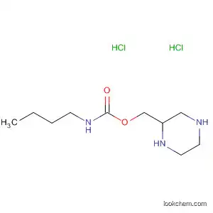 Molecular Structure of 819075-57-5 (Carbamic acid, butyl-, 2-piperazinylmethyl ester, dihydrochloride)