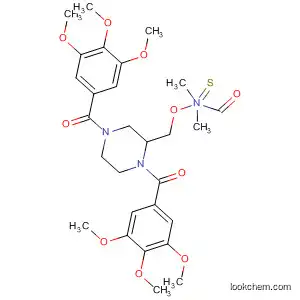 Molecular Structure of 819075-71-3 (Carbamothioic acid, dimethyl-,
O-[[1,4-bis(3,4,5-trimethoxybenzoyl)-2-piperazinyl]methyl] ester)