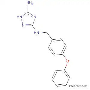 Molecular Structure of 819076-75-0 (1H-1,2,4-Triazole-3,5-diamine, N-[(4-phenoxyphenyl)methyl]-)