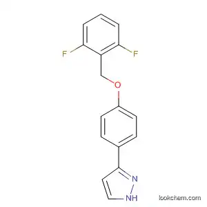 Molecular Structure of 819076-90-9 (1H-Pyrazole, 3-[4-[(2,6-difluorophenyl)methoxy]phenyl]-)