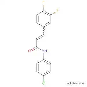 Molecular Structure of 821004-83-5 (2-Propenamide, N-(4-chlorophenyl)-3-(3,4-difluorophenyl)-)