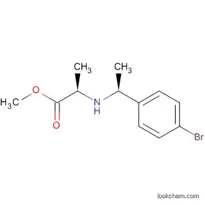 Molecular Structure of 821005-10-1 (D-Alanine, N-[(1S)-1-(4-bromophenyl)ethyl]-, methyl ester)