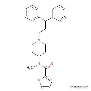 Molecular Structure of 821007-58-3 (2-Furancarboxamide, N-[1-(3,3-diphenylpropyl)-4-piperidinyl]-N-methyl-)