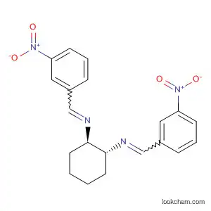 Molecular Structure of 821785-58-4 (1,2-Cyclohexanediamine, N,N'-bis[(3-nitrophenyl)methylene]-, (1R,2R)-)