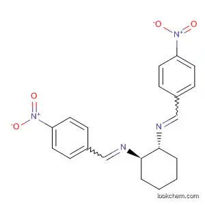 Molecular Structure of 821785-59-5 (1,2-Cyclohexanediamine, N,N'-bis[(4-nitrophenyl)methylene]-, (1R,2R)-)