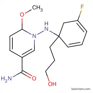 Molecular Structure of 821790-16-3 (3-Pyridinecarboxamide,
4-[[2-fluoro-4-(3-hydroxypropyl)phenyl]amino]-1,6-dihydro-1-methyl-6-ox
o-)
