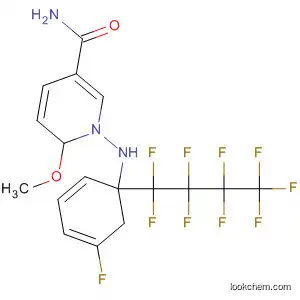 Molecular Structure of 821790-36-7 (3-Pyridinecarboxamide,
4-[[2-fluoro-4-(nonafluorobutyl)phenyl]amino]-1,6-dihydro-1-methyl-6-ox
o-)