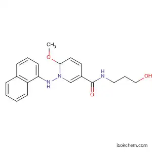 Molecular Structure of 821790-37-8 (3-Pyridinecarboxamide,
1,6-dihydro-N-(3-hydroxypropyl)-1-methyl-4-(2-naphthalenylamino)-6-ox
o-)