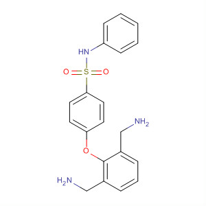 Benzenesulfonamide, 4-[2,6-bis(aminomethyl)phenoxy]-N-phenyl-