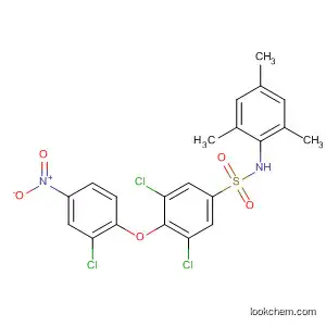 Molecular Structure of 823781-13-1 (Benzenesulfonamide,
3,5-dichloro-4-(2-chloro-4-nitrophenoxy)-N-(2,4,6-trimethylphenyl)-)