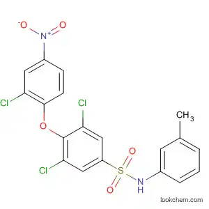 Molecular Structure of 823781-28-8 (Benzenesulfonamide,
3,5-dichloro-4-(2-chloro-4-nitrophenoxy)-N-(3-methylphenyl)-)