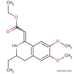 Molecular Structure of 823821-40-5 (Acetic acid,
(3-ethyl-3,4-dihydro-6,7-dimethoxy-1(2H)-isoquinolinylidene)-, ethyl
ester)