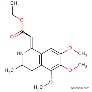 Molecular Structure of 823821-44-9 (Acetic acid,
(3,4-dihydro-5,6,7-trimethoxy-3-methyl-1(2H)-isoquinolinylidene)-, ethyl
ester)