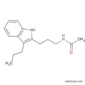 Molecular Structure of 823821-83-6 (Acetamide, N-[3-(3-propyl-1H-indol-2-yl)propyl]-)