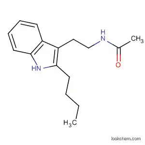 Molecular Structure of 823821-84-7 (Acetamide, N-[2-(2-butyl-1H-indol-3-yl)ethyl]-)