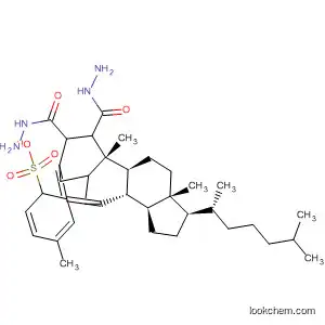 Molecular Structure of 823822-01-1 (Benzenesulfonic acid, 4-methyl-, cholestane-3,7-diylidenedihydrazide)