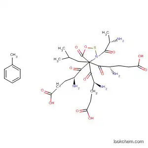 Molecular Structure of 823829-51-2 (L-Leucine, L-alanyl-L-a-glutamyl-L-a-glutamyl-L-a-glutamylthio-,
5-S-(phenylmethyl) ester)