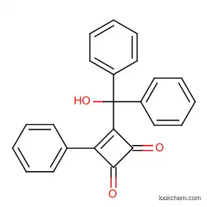 Molecular Structure of 823833-63-2 (3-Cyclobutene-1,2-dione, 3-(hydroxydiphenylmethyl)-4-phenyl-)