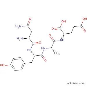 Molecular Structure of 823838-25-1 (L-Glutamic acid, L-asparaginyl-L-tyrosyl-L-alanyl-)