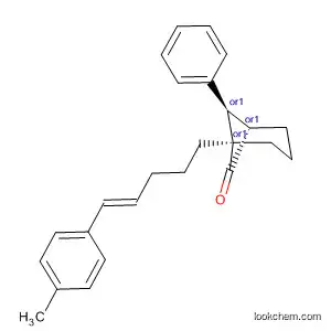 Molecular Structure of 824431-65-4 (Bicyclo[3.1.1]heptan-6-one,
1-[(4E)-5-(4-methylphenyl)-4-pentenyl]-7-phenyl-, (1R,5S,7R)-rel-)