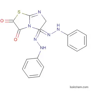 Molecular Structure of 825649-18-1 (Imidazo[2,1-b]thiazole-2,3-dione, bis(phenylhydrazone))