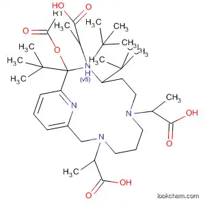 Molecular Structure of 827030-12-6 (3,7,11,17-Tetraazabicyclo[11.3.1]heptadeca-1(17),13,15-triene-3,7,11-
tripropanoic acid, tris(1,1-dimethylethyl) ester)