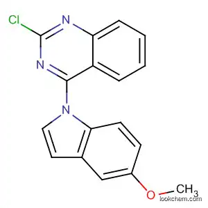 Molecular Structure of 827030-40-0 (Quinazoline, 2-chloro-4-(5-methoxy-1H-indol-1-yl)-)