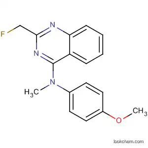 Molecular Structure of 827030-84-2 (4-Quinazolinamine, 2-(fluoromethyl)-N-(4-methoxyphenyl)-N-methyl-)