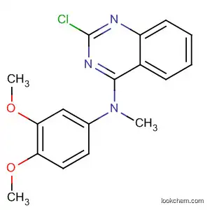Molecular Structure of 827030-98-8 (4-Quinazolinamine, 2-chloro-N-(3,4-dimethoxyphenyl)-N-methyl-)