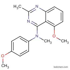 Molecular Structure of 827031-23-2 (4-Quinazolinamine, 5-methoxy-N-(4-methoxyphenyl)-N,2-dimethyl-)