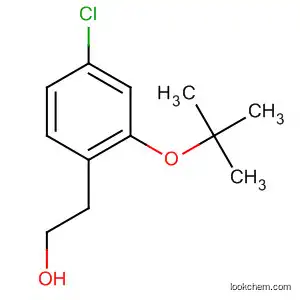 Molecular Structure of 827321-66-4 (Benzeneethanol, 4-chloro-b-(1,1-dimethylethoxy)-)