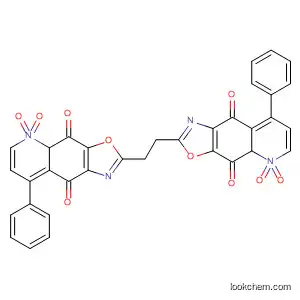Molecular Structure of 827322-24-7 (Oxazolo[4,5-g]quinoline-4,9-dione, 2,2'-(1,2-ethanediyl)bis[8-phenyl-,
5,5'-dioxide)