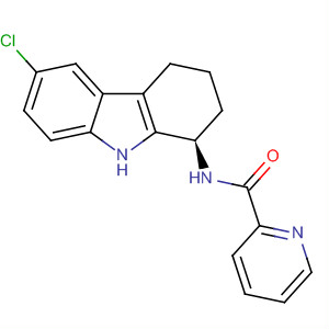 2-Pyridinecarboxamide,  N-[(1R)-6-chloro-2,3,4,9-tetrahydro-1H-carbazol-1-yl]-