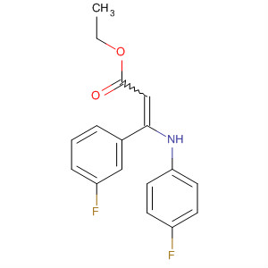 2-Propenoic acid, 3-(3-fluorophenyl)-3-[(4-fluorophenyl)amino]-, ethyl
ester
