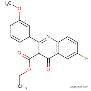Molecular Structure of 828264-24-0 (3-Quinolinecarboxylic acid,
6-fluoro-1,4-dihydro-2-(3-methoxyphenyl)-4-oxo-, ethyl ester)