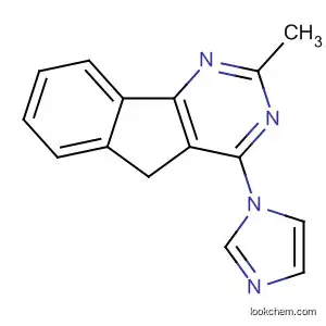 Molecular Structure of 828265-45-8 (5H-Indeno[1,2-d]pyrimidine, 4-(1H-imidazol-1-yl)-2-methyl-)