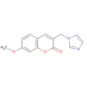 2H-1-Benzopyran-2-one, 3-(1H-imidazol-1-ylmethyl)-7-methoxy-