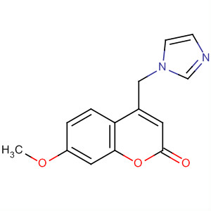 2H-1-Benzopyran-2-one, 4-(1H-imidazol-1-ylmethyl)-7-methoxy-
