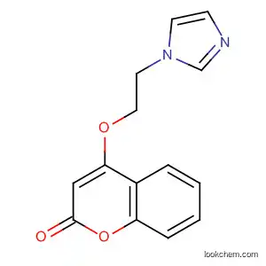 Molecular Structure of 828265-57-2 (2H-1-Benzopyran-2-one, 4-[2-(1H-imidazol-1-yl)ethoxy]-)