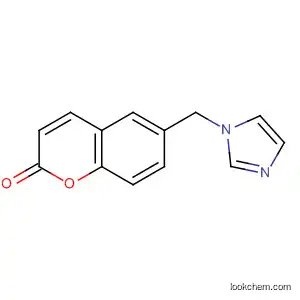 Molecular Structure of 828265-61-8 (2H-1-Benzopyran-2-one, 6-(1H-imidazol-1-ylmethyl)-)