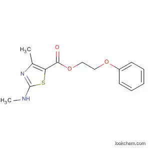 Molecular Structure of 832151-83-4 (5-Thiazolecarboxylic acid, 4-methyl-2-(methylamino)-, 2-phenoxyethyl
ester)