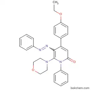 2(1H)-Pyridinone,
4-(4-ethoxyphenyl)-6-(4-morpholinyl)-1-phenyl-5-(phenylazo)-