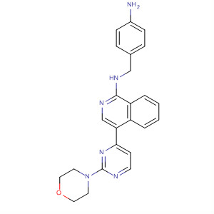 1-Isoquinolinamine,  N-[(4-aminophenyl)methyl]-4-[2-(4-morpholinyl)-4-pyrimidinyl]-
