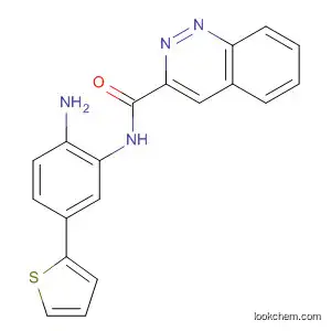 Molecular Structure of 849233-41-6 (2-Quinoxalinecarboxamide, N-[2-amino-5-(2-thienyl)phenyl]-)