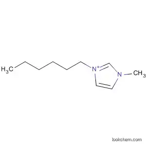 Molecular Structure of 85100-82-9 (1H-Imidazolium, 1-hexyl-3-methyl-)