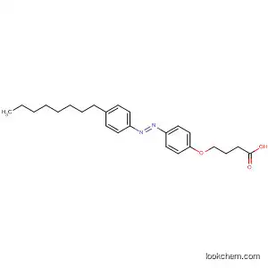 Molecular Structure of 119451-74-0 (Butanoic acid, 4-[4-[(1E)-(4-octylphenyl)azo]phenoxy]-)
